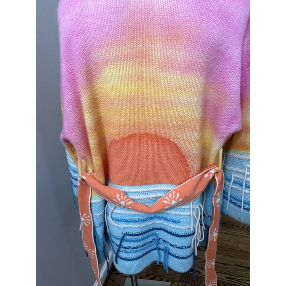 CANESSA Sunset Belted Cardigan 100% Cashmere Size 2 - Picture 9 of 16